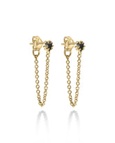 Lola Earrings - Black Diamonds